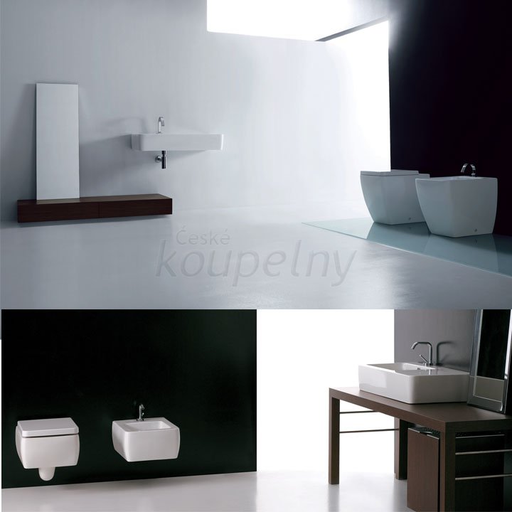 Designová série sanitární keramiky Kerasan EGO - příklady interiérových realizací