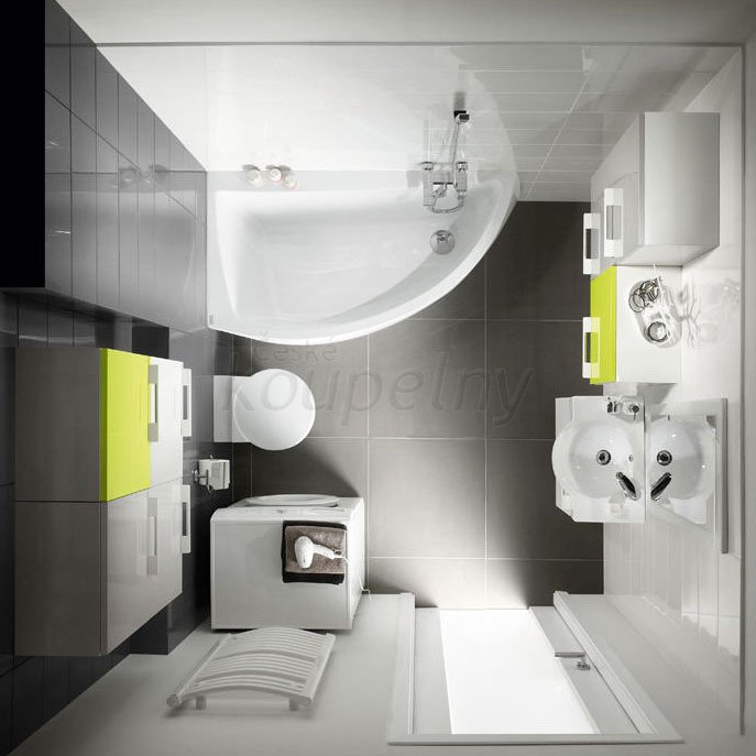 Designová série Cersanit NANO - příklad interiérové realizace