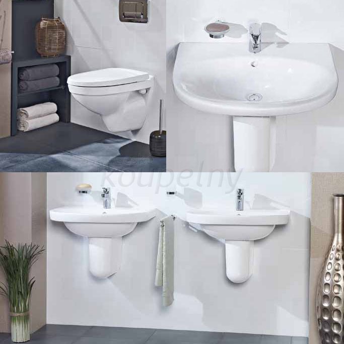 Designová koupelnová série Gustavsberg NAUTIC - příklad interiérové realizace