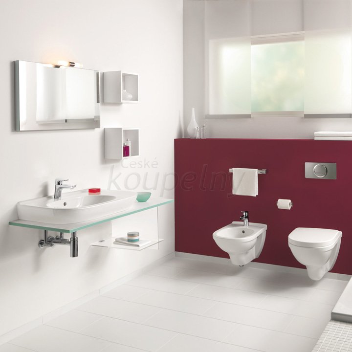 Designová koupelnová série Villeroy & Boch O.NOVO (příklad interiérové realizace)